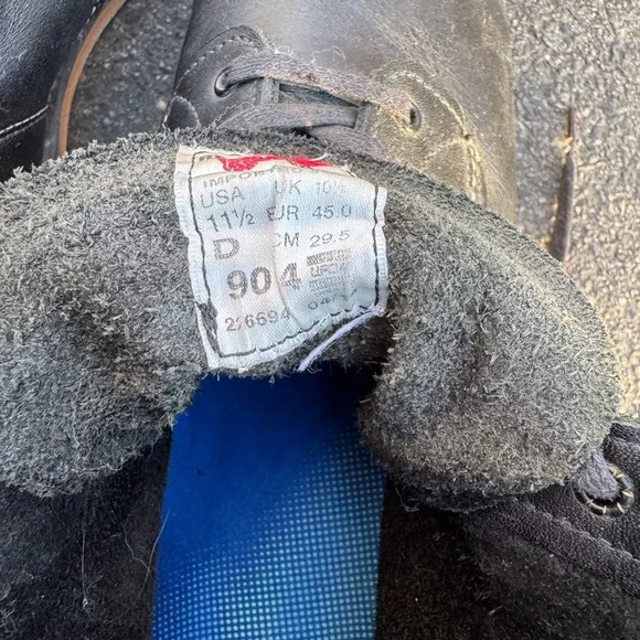 Red wing Black Leather Men's Boots - Picture 6 of 6